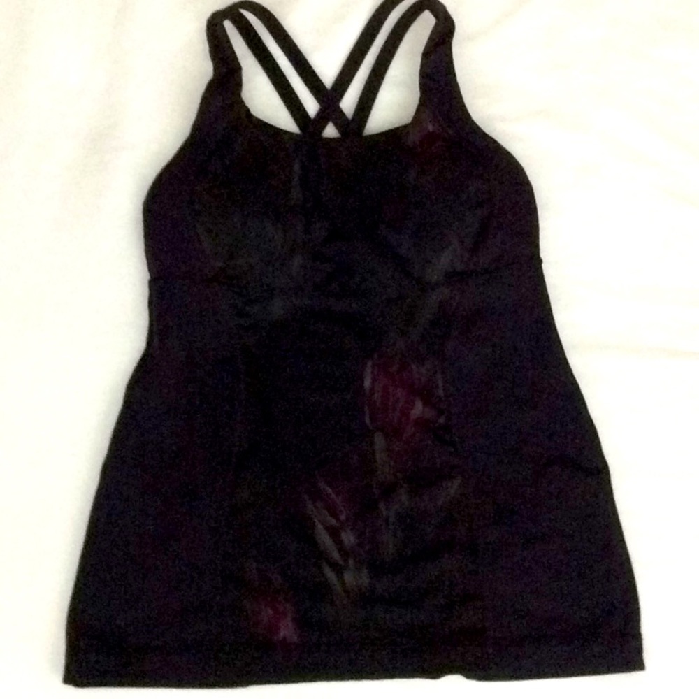 Lululemon floral tank top